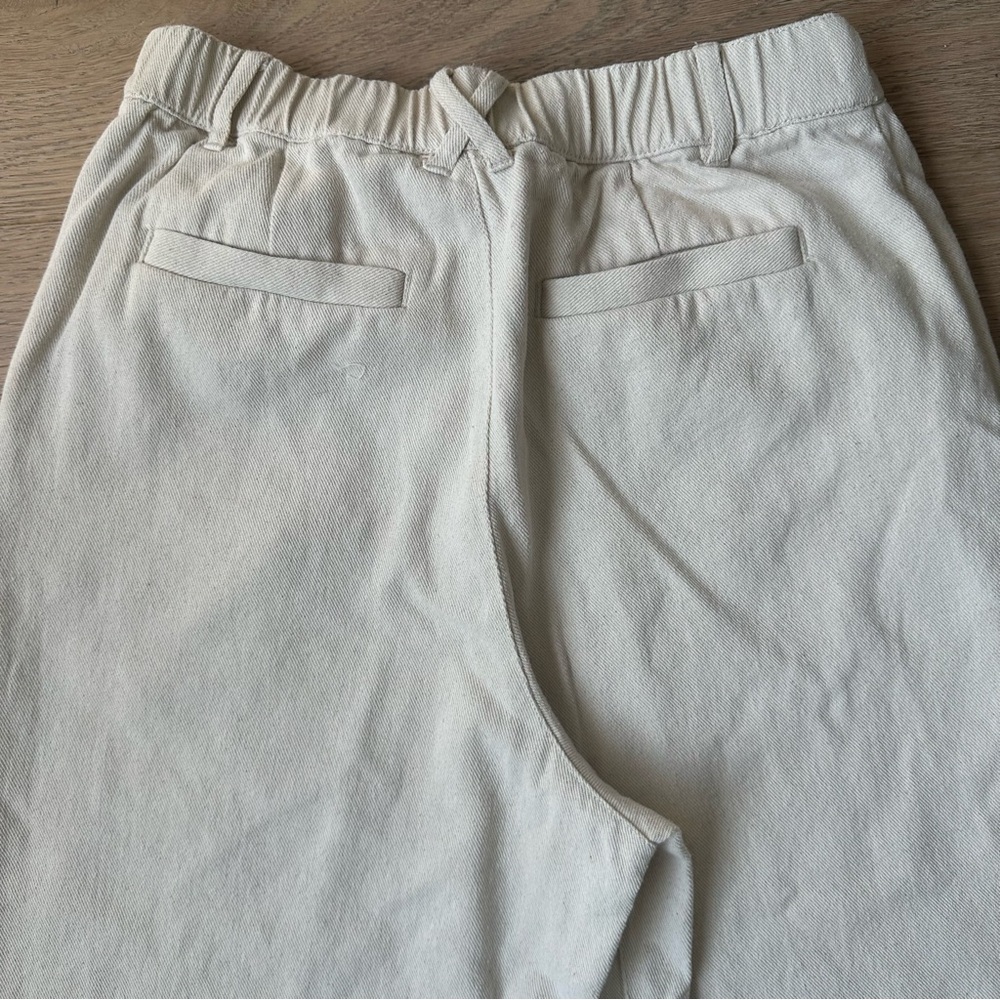 Treasure & Bond Canva Cotton Trousers Beige XS - Picture 7 of 8
